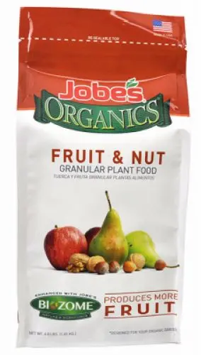 Jobe's Organic 09227 4 Lb Bag Of Fruit & Nut Granular Fertilizer Plant Food 1