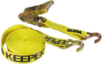 Keeper # 04622 2" X 27'  Ratchet Tie Down W  Double J Hooks 3,333 Lb Capacity 1
