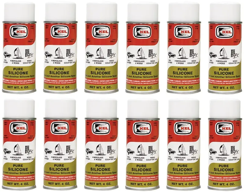 Kellogg's Kel 57555 4 Oz Can Of Pure Silicone Lubricant Spray - Quantity Of 12 1