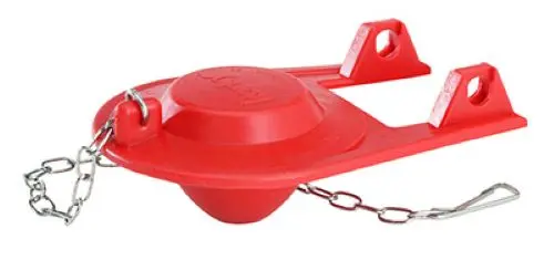 Korky Plus 2001Bp 2" Red Rubber Universal Tank Ball Toilet Flapper 1