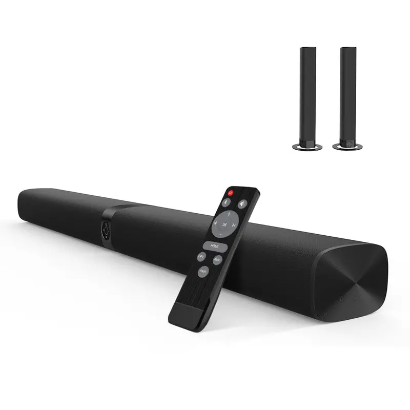 Ky8000 Sound Bar, 2 In 1 Separable & 60W Soundbar For Smart Tv, Bluetooth 5.0 Soundbar With Wired & Wireless Connect 1