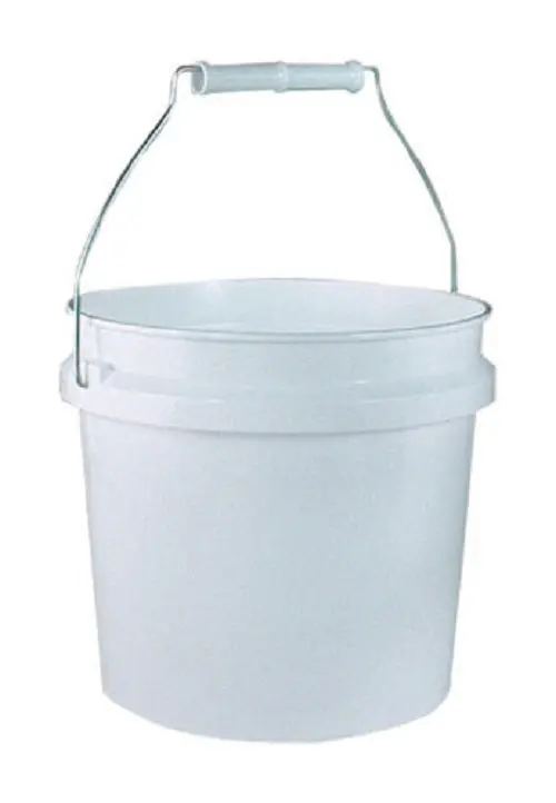 Leaktite 001G01wh024 White 1 Gallon Plastic Pail / Bucket With Handle - Quantity Of 18 1