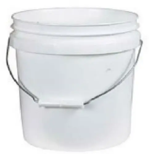Leaktite 002G01wh200 2-Gallon White Plastic Industrial Pail Bucket - Quantity Of 8 1