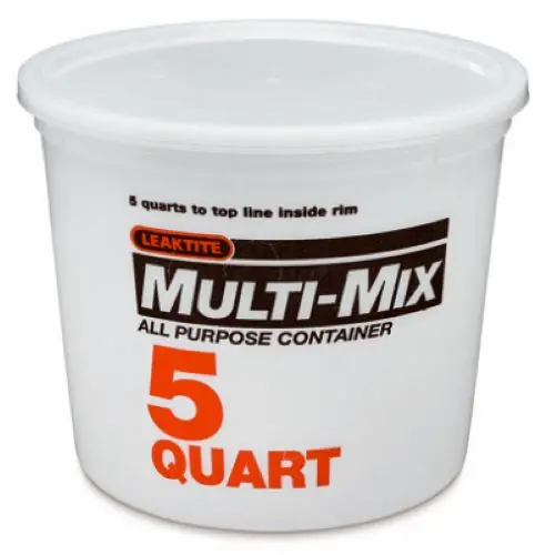 Leaktite 005Q10mm050 5-Quart Multi-Mix Empty Paint Mixing Container - Quantity Of 36 1