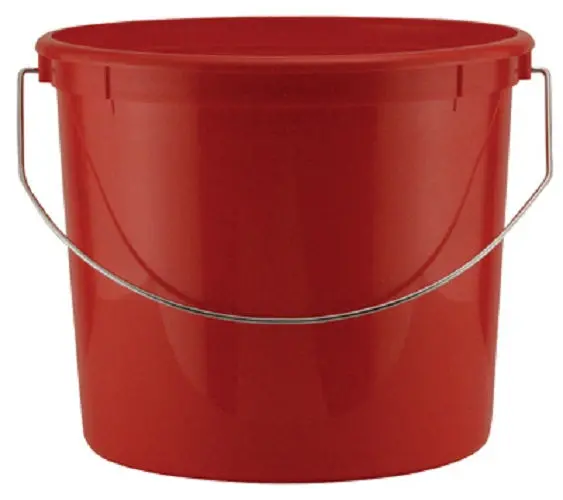 Leaktite 005Q55rd024 5 Quart Red Heavy Duty Plastic Paint Pail - Quantity Of 3 1