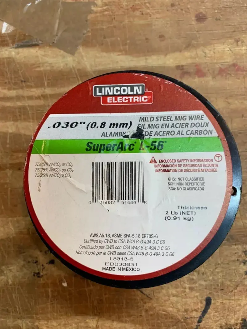 Lincoln Electric Ed030631 .030 2 Lb Spool Of Copper Coated Mild Steel Mig Welding Wire 1