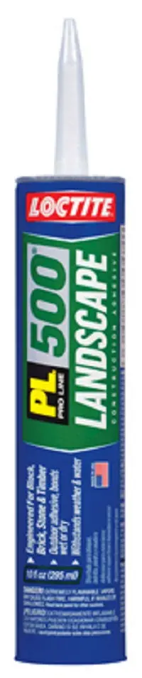 Loctite 1654392 10 Oz Pl 500 Landscape Block Adhesive - Quantity Of 12 1
