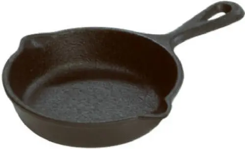 Lodge Mfg Lms3 3.5" Mini Skillet With Spoon Rest - Quantity Of 2 1
