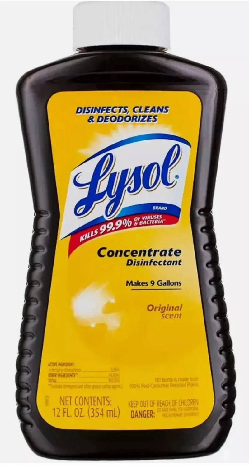 Lysol 1920077500 12 Oz Bottle Of Liquid Disinfectant Deodorizer Concentrate Original Scent 1