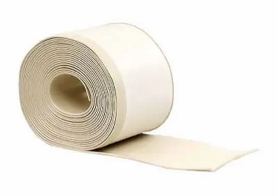 M D 93229 4" X 20' Almond Vinyl Self Stick Wall Base Cove Moulding - Quantity Of 1 1