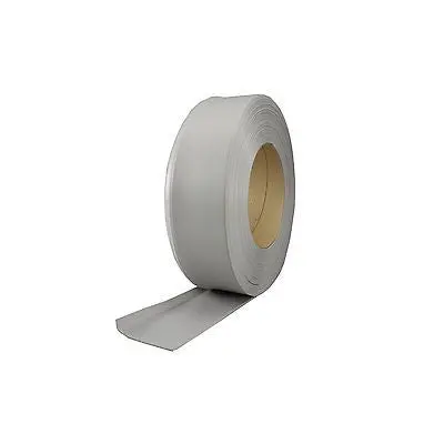 M D Bldg. 75499 4" X 120' Silver Gray Vinyl Wall Base Cove Moulding Bulk Roll - Quantity Of 1 1
