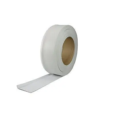 M D Bldg 75507 4" X 120' White Vinyl Wall Base Cove Moulding Bulk Roll - Quantity Of 1 1