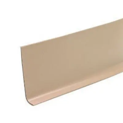 M D Bldg. 93187 4" X 20' Desert Beige Vinyl Self Stick Wall Base Cove Moulding - Quantity Of 1 1
