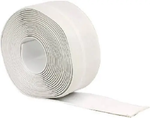M D Building 65770 2-1/2" X 20' White Vinyl Cove Wall Base Moulding Bulk Roll - Quantity Of 1 1