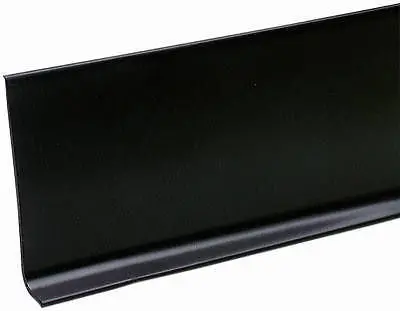 M D Building 75218 4" X 4' Black .080 Vinyl Cove Wall Base Moulding - Quantity Of 18 1