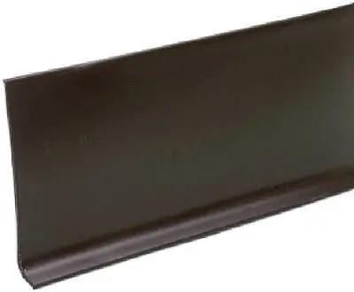 M D Building 75234 4" X 4' Brown .080 Vinyl Cove Wall Base Moulding - Quantity Of 18 1