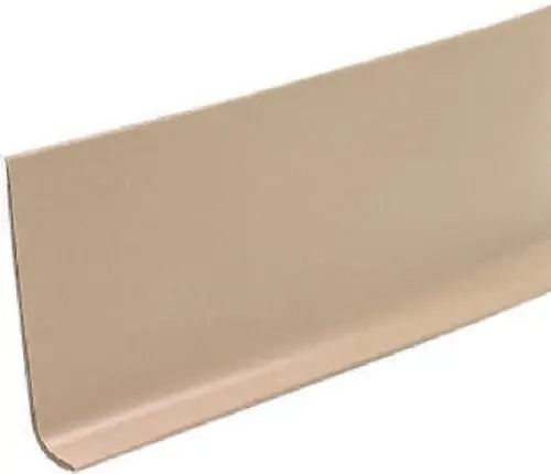M D Building 75259 4" X 4' Beige .080 Vinyl Cove Wall Base Moulding - Quantity Of 12 1