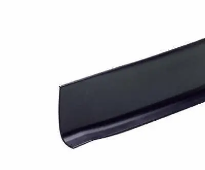 M D Building 75598 2-1/2" X 4' Black Vinyl Cove Wall Base Moulding - Quantity Of 18 1