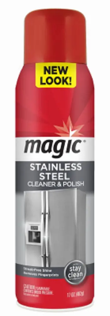 Magic 3062 17 Oz Aerosol Stainless Steel Cleaner - Quantity Of 6 1