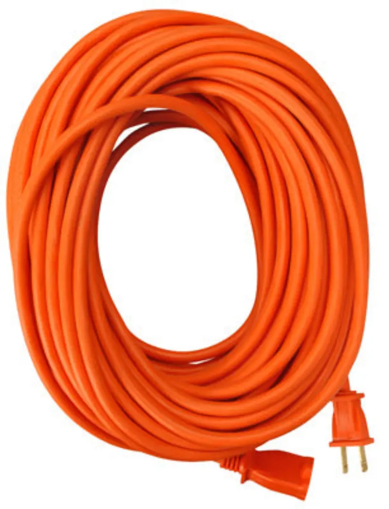 Master Electrician 02207Me 25' Foot Orange Round Vinyl 16/2 Sjtw Extension Cord 1