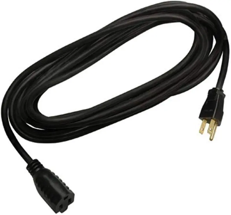 Master Electrician 02210Me 15' Foot 16/2 13A Sjow Black Round Vinyl Indoor & Outdoor Extension Cord - Quantity Of 12 1