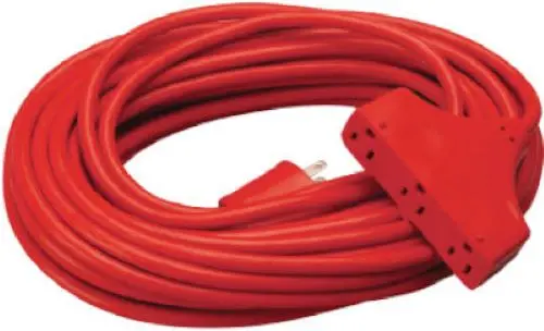 Master Electrician 04218Me 50' Foot Red Outdoor 3-Outlet Extension Cord 1