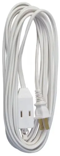 Master Electrician 09415Me 20' Foot 16/2 Spt-2 White Vinyl Cube Tap Extension Cord - Quantity Of 9 1