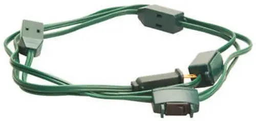Master Electrician 09492Me 9' Foot 18/2 Spt2 Green 9-Outlet Christmas Tree Cube Tap Extension Cord - Quantity Of 12 1