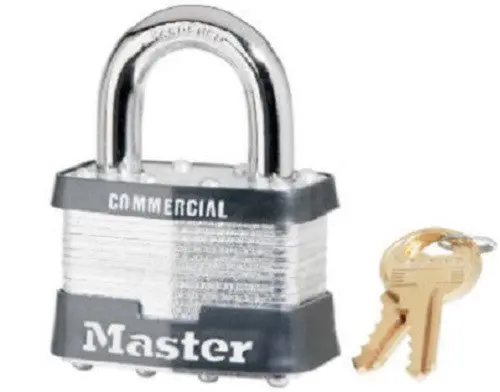 Master Lock 5Ka-A478 2" Laminated Steel Keyed Alike Padlock - Quantity Of 3 1