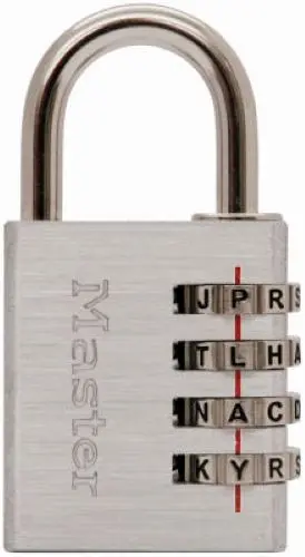 Master Lock 643Dwd Aluminum Alpha Luggage Lock - Quantity Of 4 1