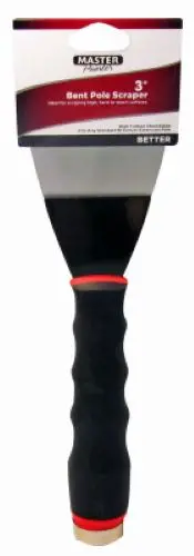 Master Painter 3016Tv 3" Inch Bent Blade Pole / Ceiling Scraper - Quantity Of 4 1