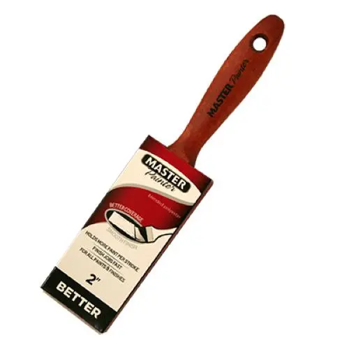 Master Painter 40420Tv 2" Inch Better Flat Paint Brush With Wood Handle - Quantity Of 8 1