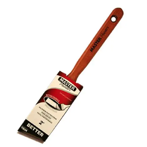 Master Painter 40520Tva 2" Inch Better Angle Sash Paint Brush With Wood Handle - Quantity Of 2 1