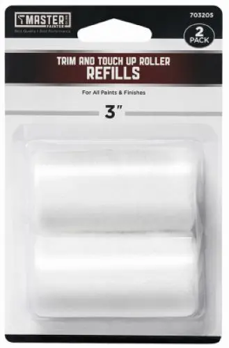 Master Painter 60191Tv 2-Pack Of 3" Inch Refill Trim Paint Roller Covers - Quantity Of 2 1