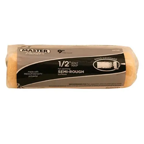 Master Painter Mps912-9In 9" Inch X 1/2" Nap Knit Paint Roller Cover For Semi Rough Surface - Quantity Of 24 1