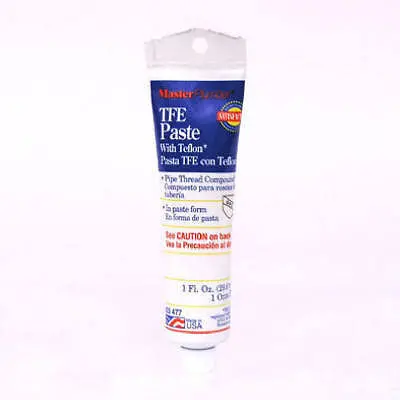 Master Plumber 023020-48 1 Oz Tfe Teflon Pipe Thread Paste - Quantity Of 48 Tubes 1