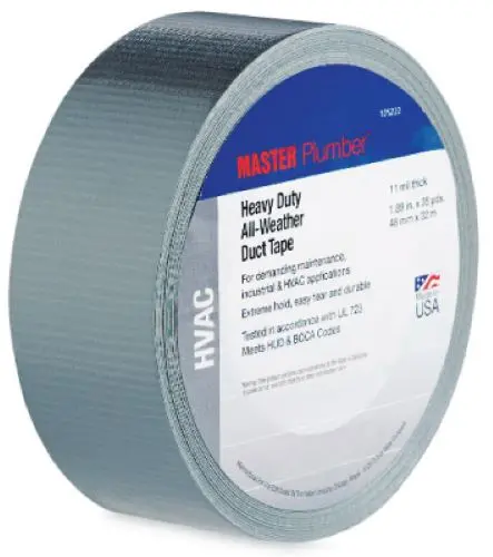 Master Plumber 1126785 1.89" X 35 Yard Contractor Maximum Duty Hvac Duct Tape - Quantity Of 12 1