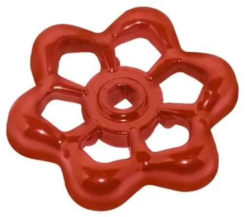 Master Plumber 480-046 Red Metal Square Stem Faucet Sillcock Handle 1