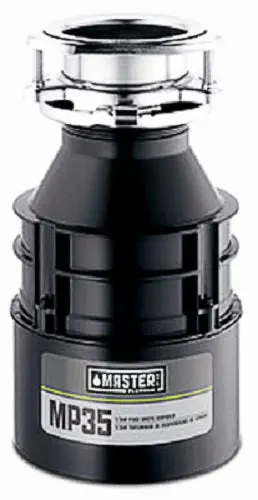 Master Plumber Mp35 1/3 Hp Kitchen Waste Disposer / Disposal - Quantity Of 1 1