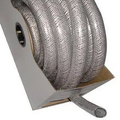 Master Plumber T12004008 1-1/2" X 2" X 25' Clear Braided Reinforced Pvc Hose - Quantity Of 3 Rolls 1
