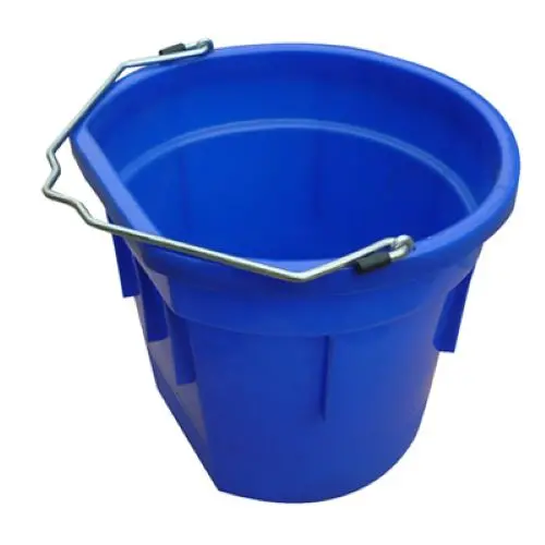 Master Rancher Mr20qp/Fsb-Blue 20-Quart Blue Flat Sided Utility Bucket Pail - Quantity Of 2 1