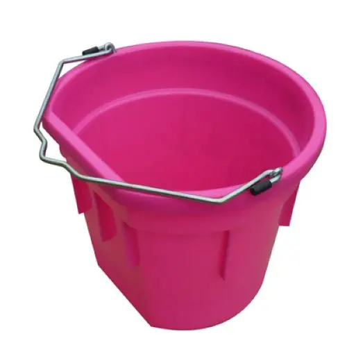 Master Rancher Mr20qp/Fsb-Htpink 20-Quart Pink Flat Back Sided Utility Bucket Pail - Quantity Of 3 1