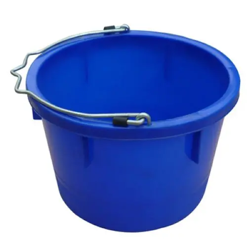 Master Rancher Mr8qp/Ub-Blue 8-Quart Blue Poly Resin Farm & Ranch Utility Bucket Pail - Quantity Of 1 1