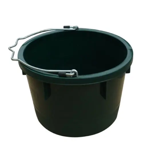 Master Rancher Mr8qp/Ub-Drkgrn 8-Quart Dark Green Poly Resin Farm & Ranch Utility Bucket Pail - Quantity Of 10 1