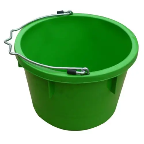 Master Rancher Mr8qp/Ub-Limegrn 8-Quart Lime Green Poly Resin Farm & Ranch Utility Bucket Pail - Quantity Of 2 1