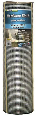 Mat 308241B 36" X 100' Ft 1/4" Mesh , 23 Gauge Galvanized Hardware Cloth Fencing 1