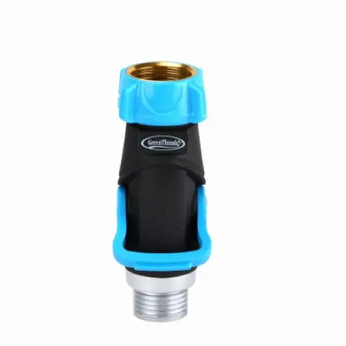 Melnor 355Gtdi Single Full Flow Metal Garden Hose / Faucet Connector With Shut Off - Quantity Of 24 1