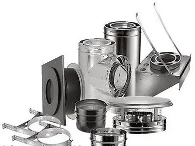 M&G Duravent 6Dp-Kttw Duraplus 6" Thru The Wall Chimney Stove Pipe Kit 1