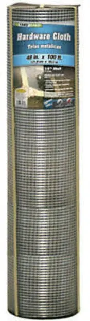Midwest 308242B 48" X 100' Ft 1/4" Mesh, 23 Gauge Galvanized Hardware Cloth Fencing - Quantity Of 1 1