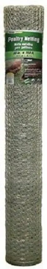Midwest 308434B 60" X 150' Ft 1" Mesh Galvanized Poultry Netting Chicken Wire Fence - Quantity Of 1 1
